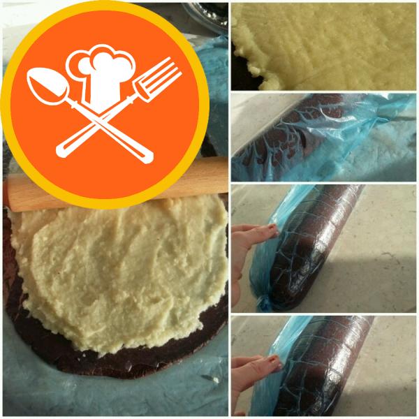 Φτιάχνοντας τούρτα με μπισκότο σιμιγδαλιού (Asama Asama)